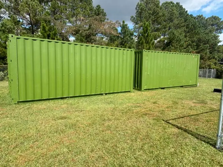 Exterior Shipping Container Painting in Jacksonville