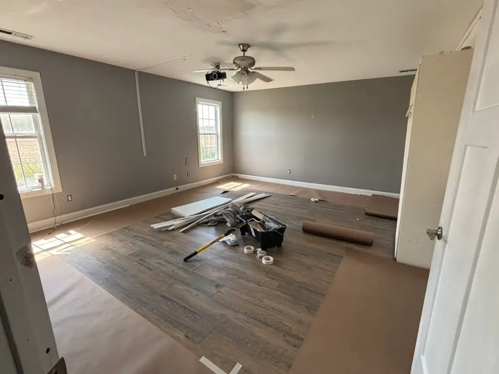 Interior Painting and Flooring Installation in Richlands — LVP flooring