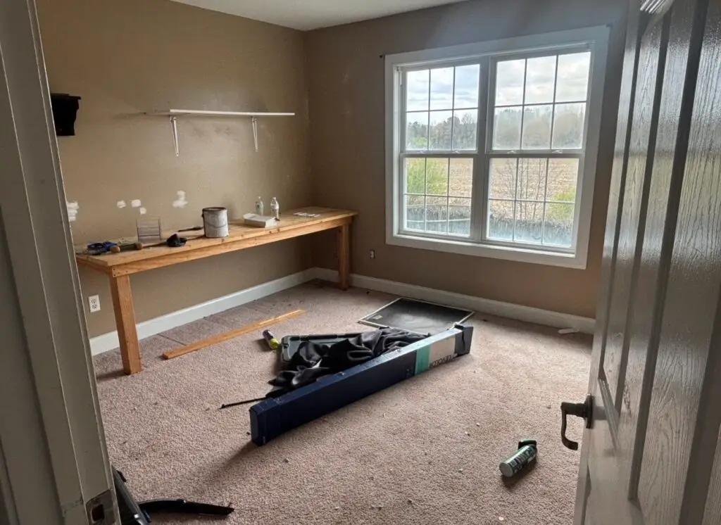 Interior Painting and Flooring Installation in Richlands — Benjamin Moore Edgecomb Gray