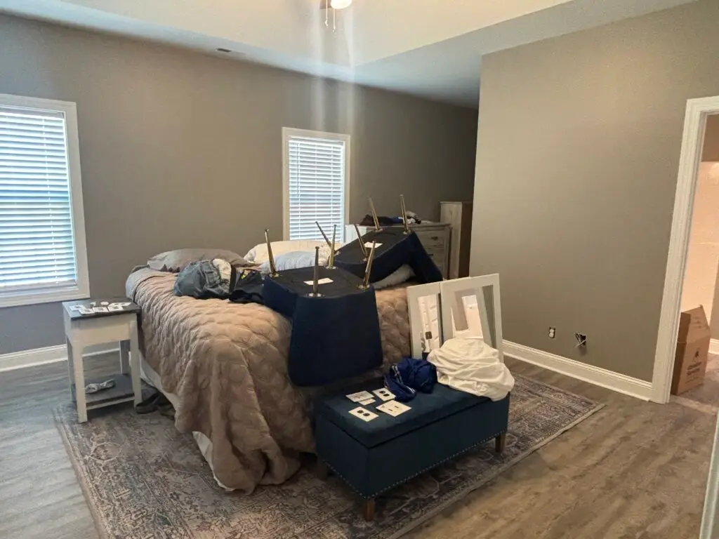 Interior Painting Project in Richlands — dorian gray painting